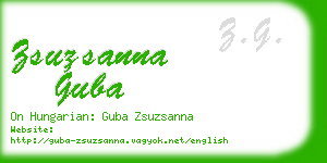 zsuzsanna guba business card